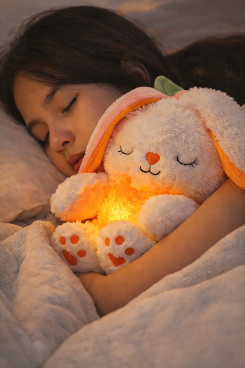 "The Soothing Rabbit: Your Anti-Stress Sleep Companion"